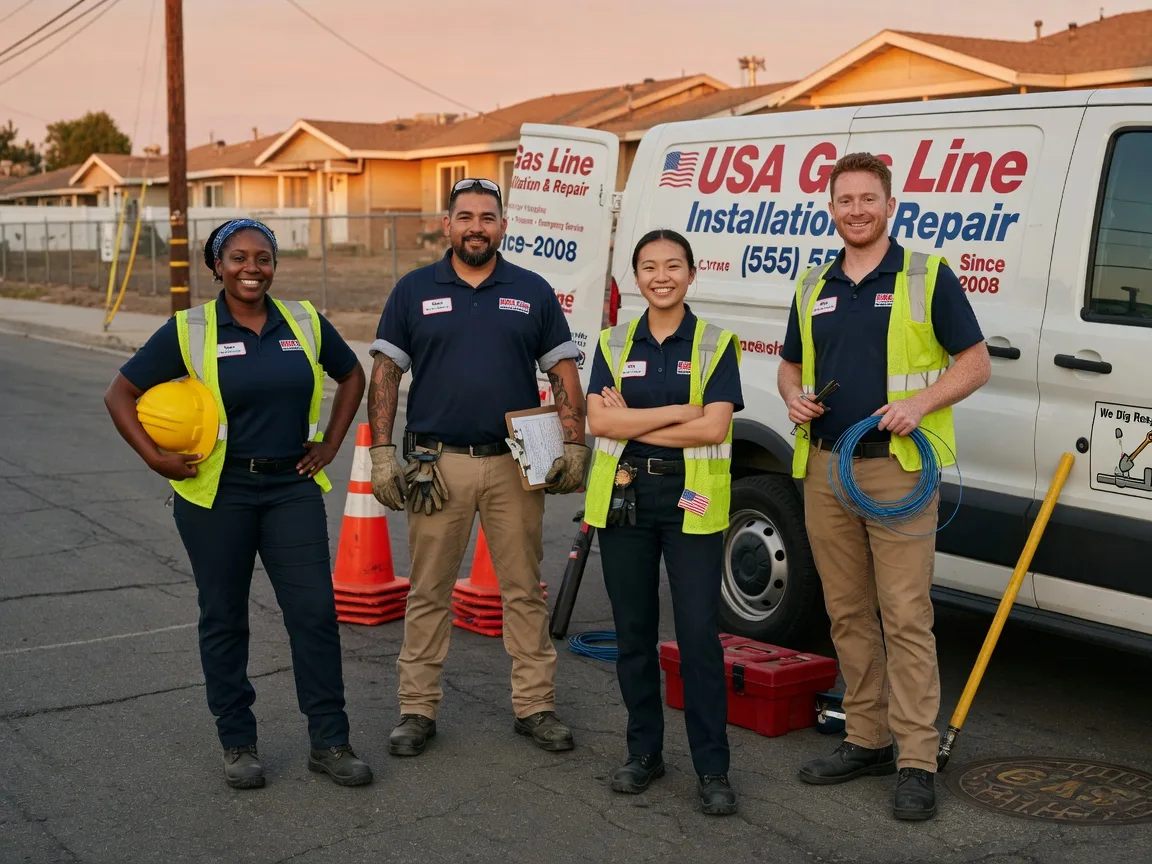 Gas Line Installation company in Cogan Station, PA